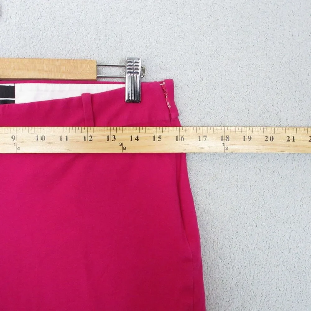 J. Crew Minnie Stretch Ankle Pants Womens 6 Pink Mid‎ Rise Casual Flat Front Zip